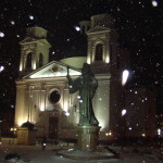 Собор Черновцов. Фото зимой