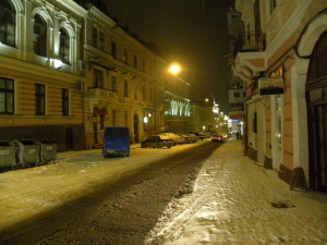 Улица Кобылянской в Черновцах